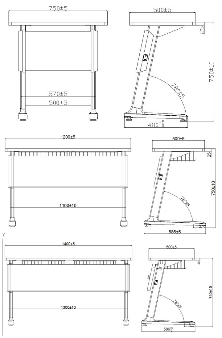 Study Educational Children Lecture Hall Student Primary School Classroom Furniture