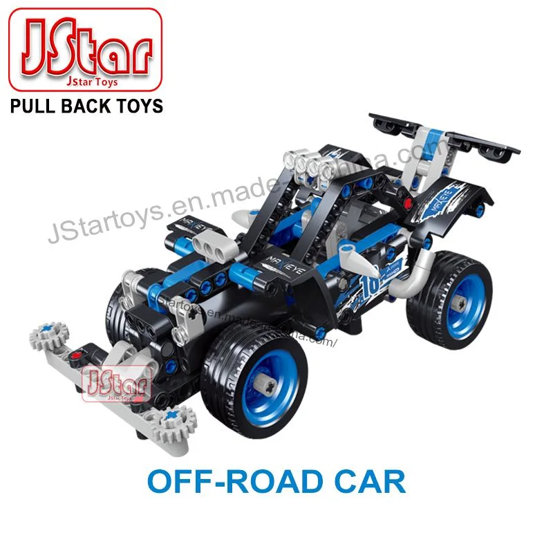 Jstar 2023new 255PCS Classic Car Pull Back Building Blocks Stem Technic DIY Bricks Sets Toys for Kids Learning Engineering Construction Ideal Car