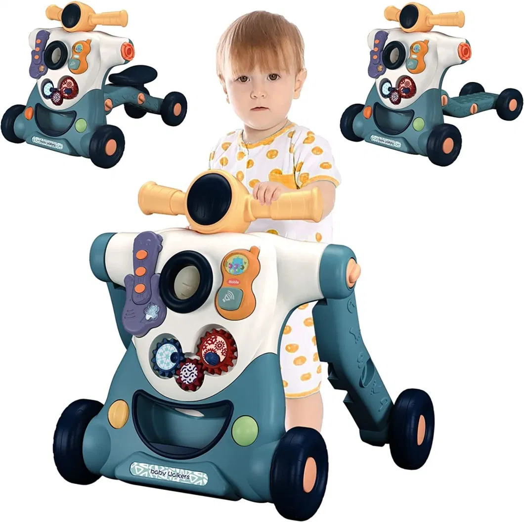 3 in 1 Baby Sit-to-Stand Learning Walker Educational Multifunctional Push Stroller Toy Baby Walker