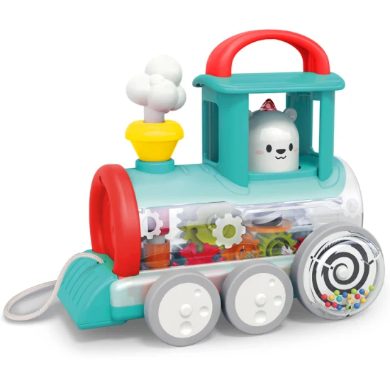Nuovo miglior treno da spingere lungo macchinina veicolo elettrico prodotti per bambini piccoli giocattoli all'ingrosso per bambini piccoli giocattoli educativi in ​​plastica per bambini