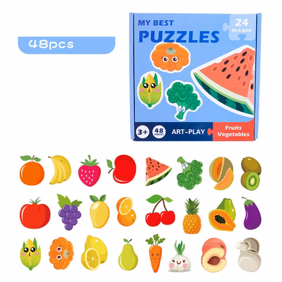 Giocattoli educativi educativi precoci personalizzati per l'apprendimento del puzzle cognitivo