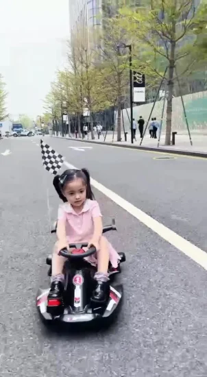 Nuova educazione precoce musica motocicletta elettrica giocattolo per bambini bici batteria giro in auto